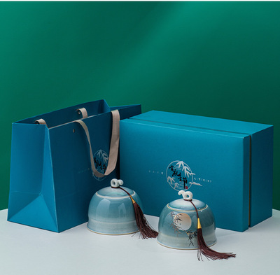 陶瓷礼品茶叶罐 商务礼品中的典雅之选